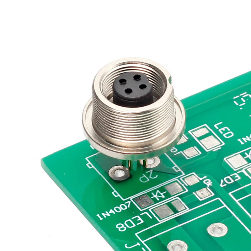 9 мм водонепроницаемый 2 3 4 5 6 7 8 Pin многожильный штепсельный разъем PCB электрическая авиационная гнездовая розетка M9 IP67 панельный разъем