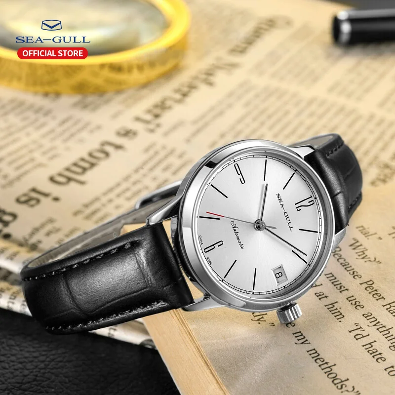 

Seagull Men's Watch Automatic Mechanical Watch Calendar Retro Watch Business Watch Lightweight Simple Watch D819.637