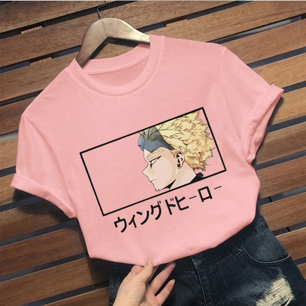 Модная футболка Hawks My Hero Академия с японским аниме мужская повседневная крутая