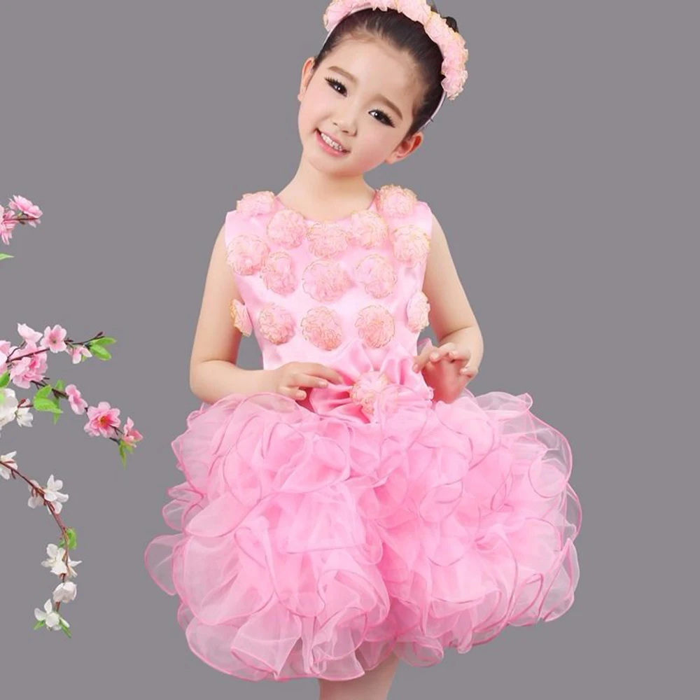 Модное платье с капкейками одежда для маленьких девочек летнее кружевное