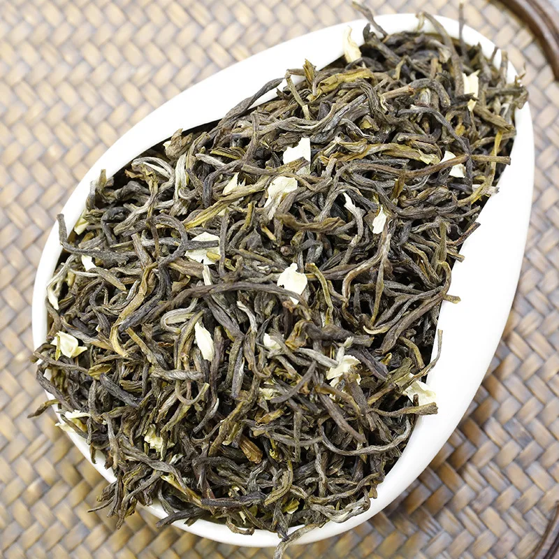 

2020 Китайский Жасмин, зеленый чай, настоящий органический новый Жасмин для ранней весны, чай для потери веса, зеленая еда, забота о здоровье