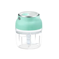 usb rechargeable fruits multifunctional chili powder electric mini garlic chopper cordless food mincer salad meat kitchen tool