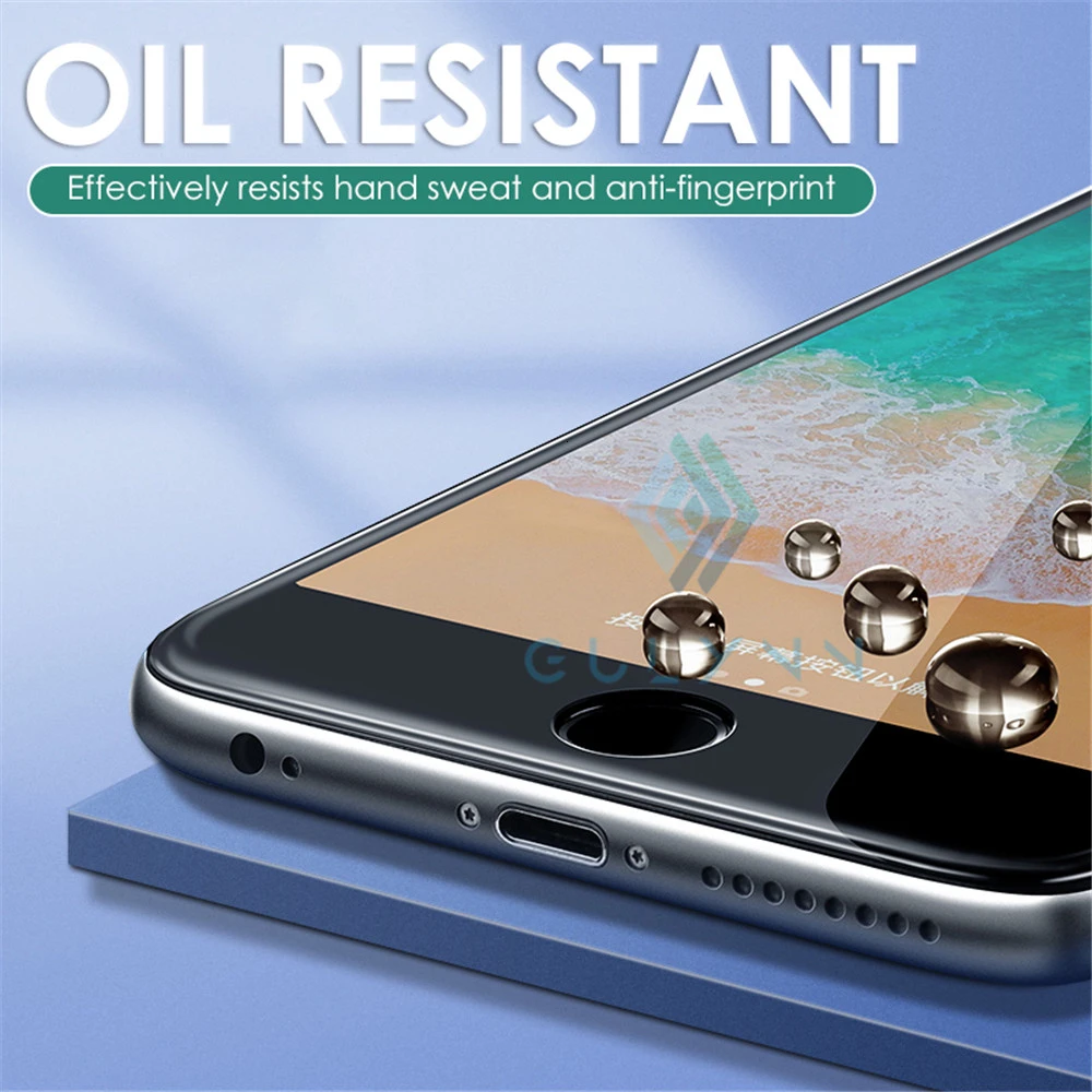 Гидрогелевая пленка 37D с клеем для полного покрытия экрана iPhone 11 12 Pro Max защитная X