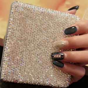 Блестящий Кристалл бриллиант Ms 20 палочек чехол для сигарет тонкий металлический портативный двухсторонний Стразы коробка для хранения курения для девушки подарок