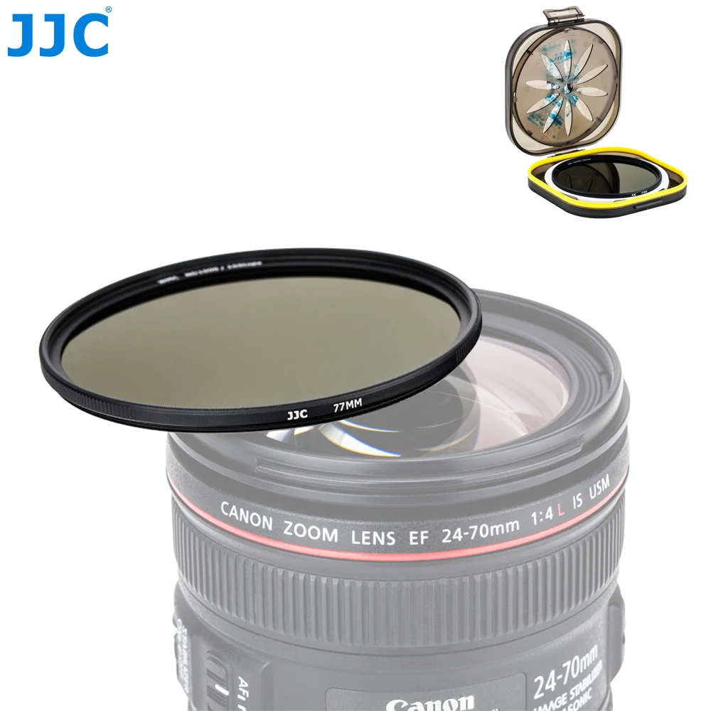 Фильтр для объектива JJC ND1000 беззеркальная камера DSLR фильтр 10 Stop 49 мм 52 55 58 62 67 72 77 82