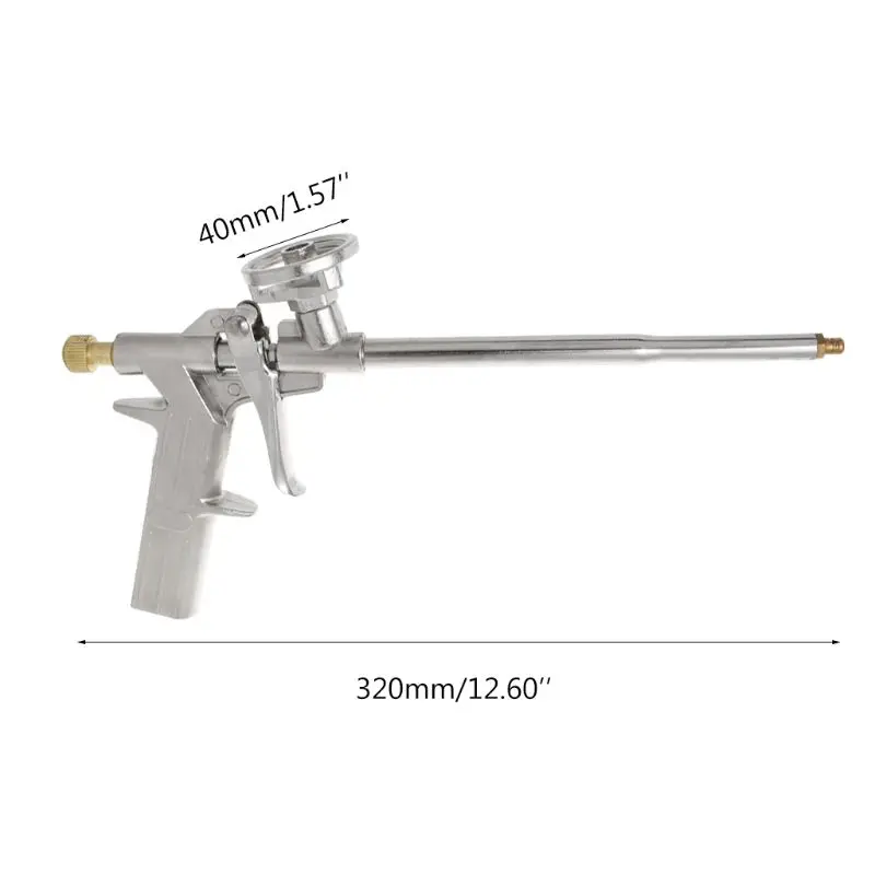 

Foam Expanding Spray Bubble Sealant Dispensing PU Insulating Applicator Tool Aluminum Alloy