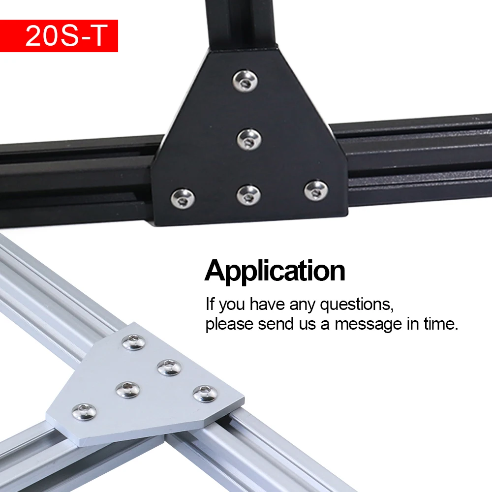 10 шт 5 отверстий 90 градусов совместные коллегии пластина угол кронштейн