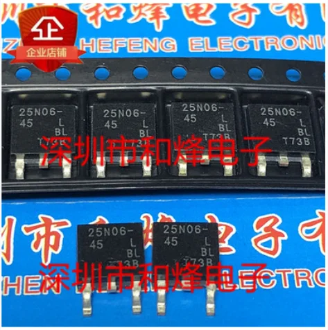 

Free Shipping 100pcs 25N06-45L SUD25N06-45L TO-252 60V 25A