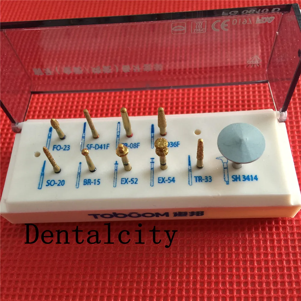 Набор для подготовки зубных боров противоположных и керамических циркониевых