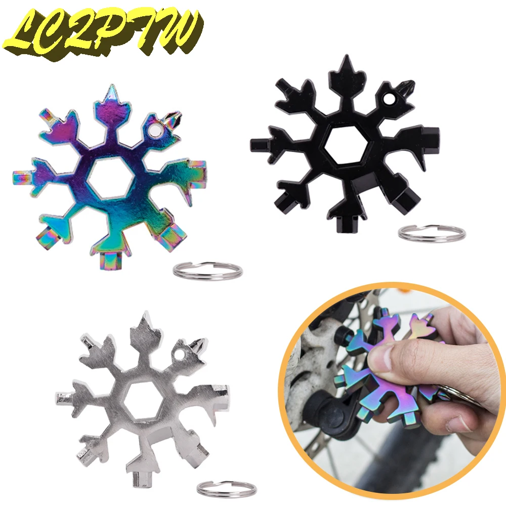 

Многофункциональный инструмент в виде снежинок 18 в 1 из нержавеющей стали