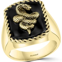 new rings for men women punk goth snake gold ring exaggerated black dripping oil gothic party gift jewelry mujer bijoux