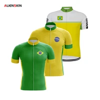 brazil cycling jersey team man bicycle clothing bike wear clothes men short mtb maillot roupa ciclismo summer ropa bicycle quick