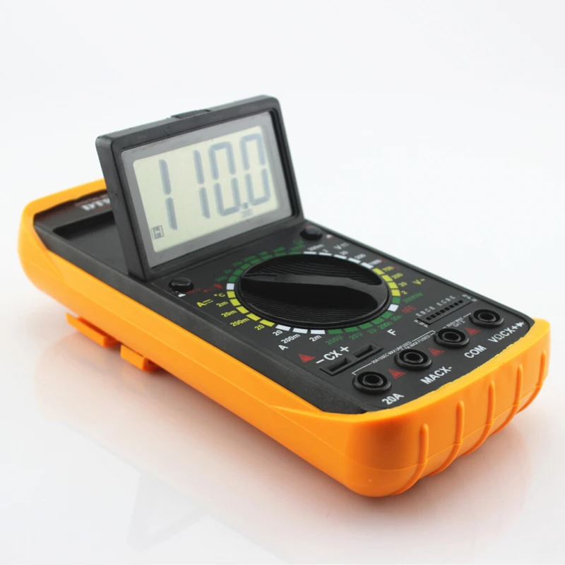 Профессиональный мультиметр с цифровым ЖК-дисплеем DT-9208A портативный амперметр