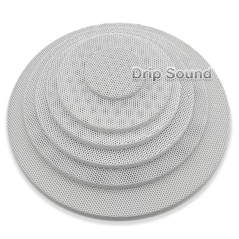 Сетчатая Крышка для автомобильного динамика декоративная круглая металлическая