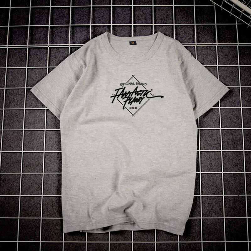 

Short sleeve men's T-shirt Korean fashion summer men's T-shirt pure cotton half sleeve bottom shirt white loose t-shirt men's