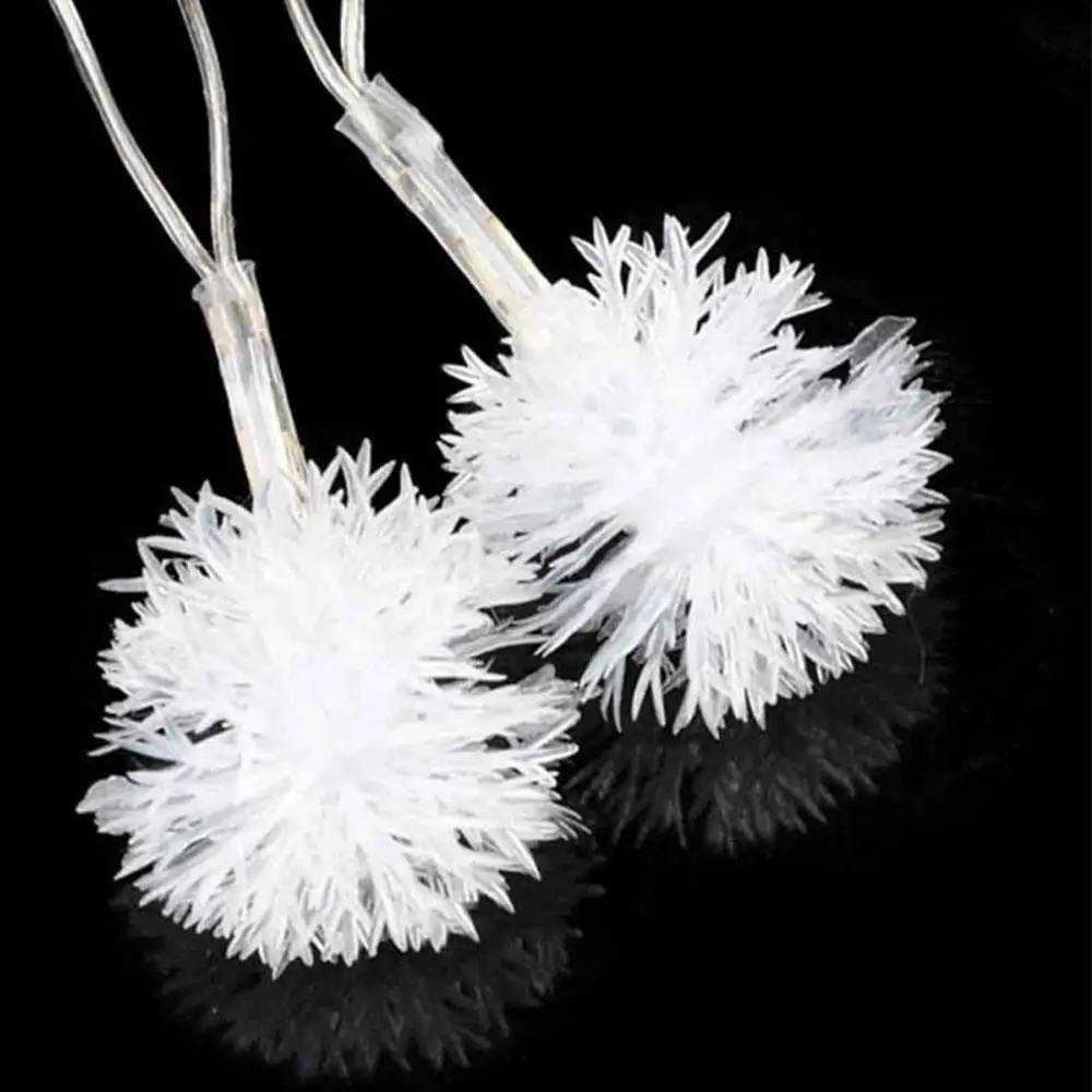 

LED Light String Fairy Lights Pompon Shape Christmas Party Decorations