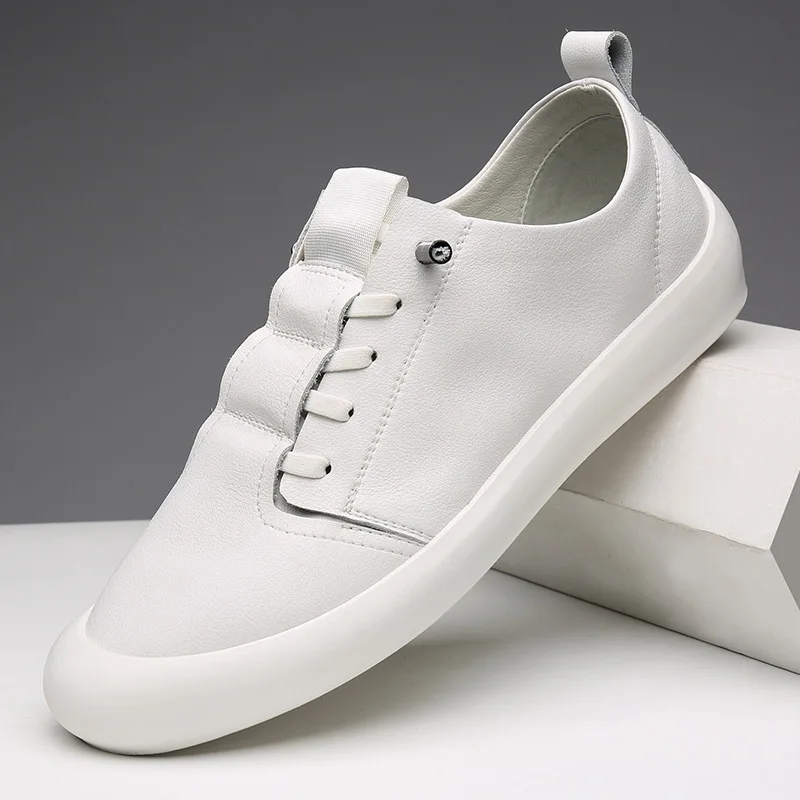 В сдержанном стиле Для мужчин повседневная обувь из искусственной кожи модные