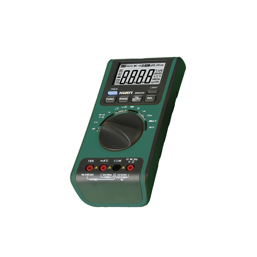 

Цифровой Мультиметр Mastech MS8229, 5 в 1, Автоматический диапазон, уровень звука люкс, тестер температуры и влажности, 4000 отсчетов