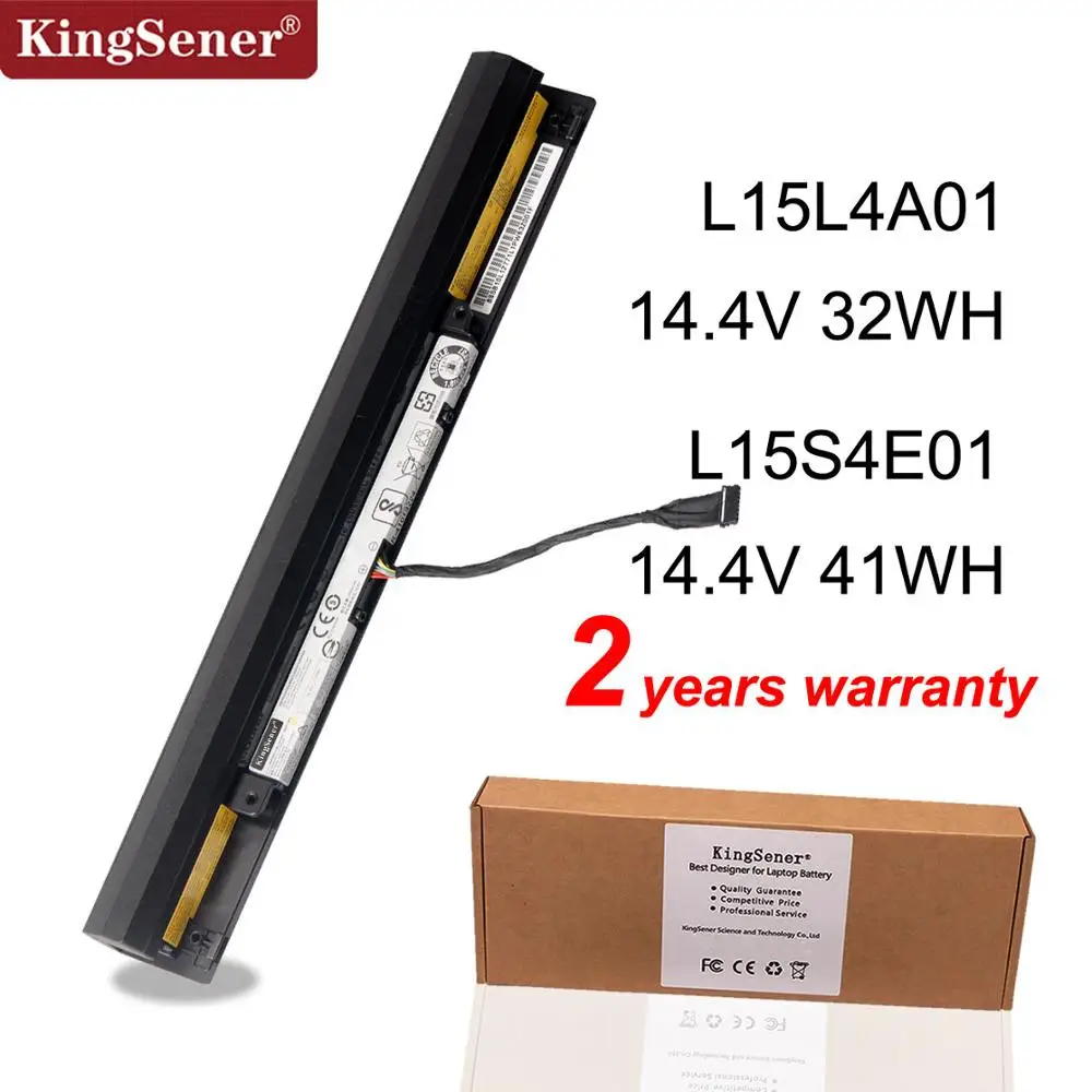 Аккумулятор KingSener L15L4A01 L15S4A01 для Lenovo Ideapad V4400 300 14IBR 15IBR 15ISK 100 14IBD 13ISK L15M4A01