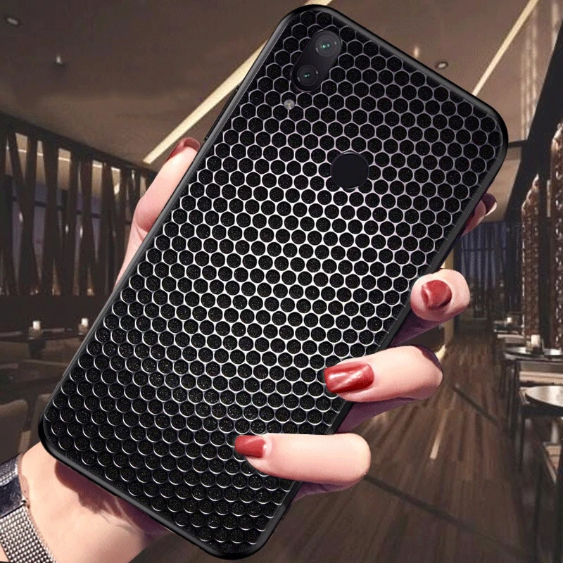 Автомобильный чехол из углеродного волокна с принтом новый силиконовый для