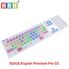 HRH Защитная крышка клавиатуры для Apple, Проводная клавиатура USB Для iMac G6