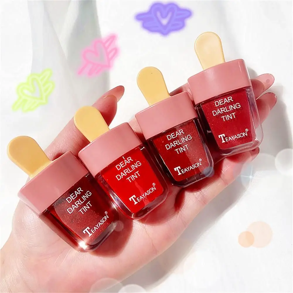 

6 Colors Cosmetic Easy To Wear Long-Lasting Non-stick Cup Lip Tint Ice Cream Lip Gloss Makeup Tool Liquid Lipstick