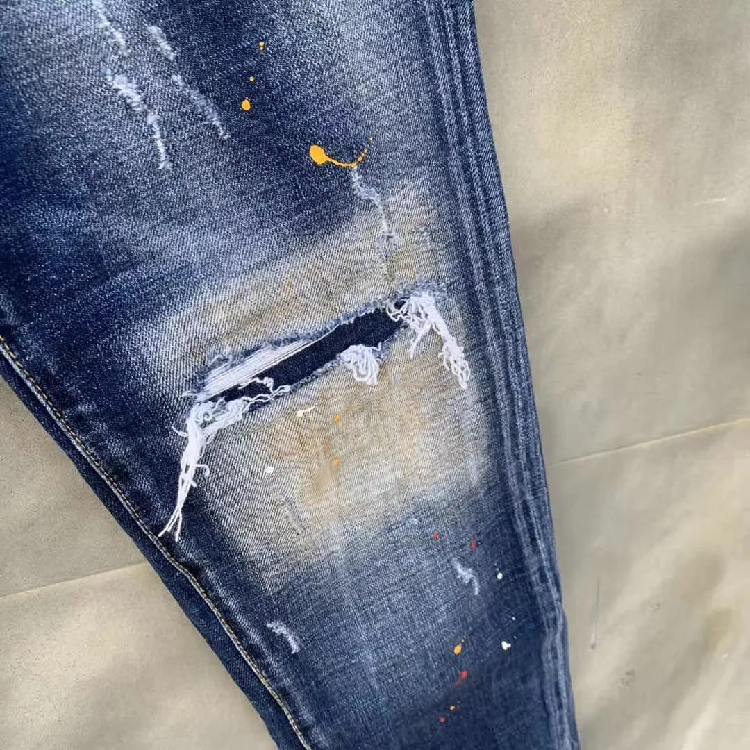 Blue jeans classic,Authentic DSQUARED2,Retro,Italian brand ,Women/Men Jeans,locomotive,Jogging jeans,Dsq001