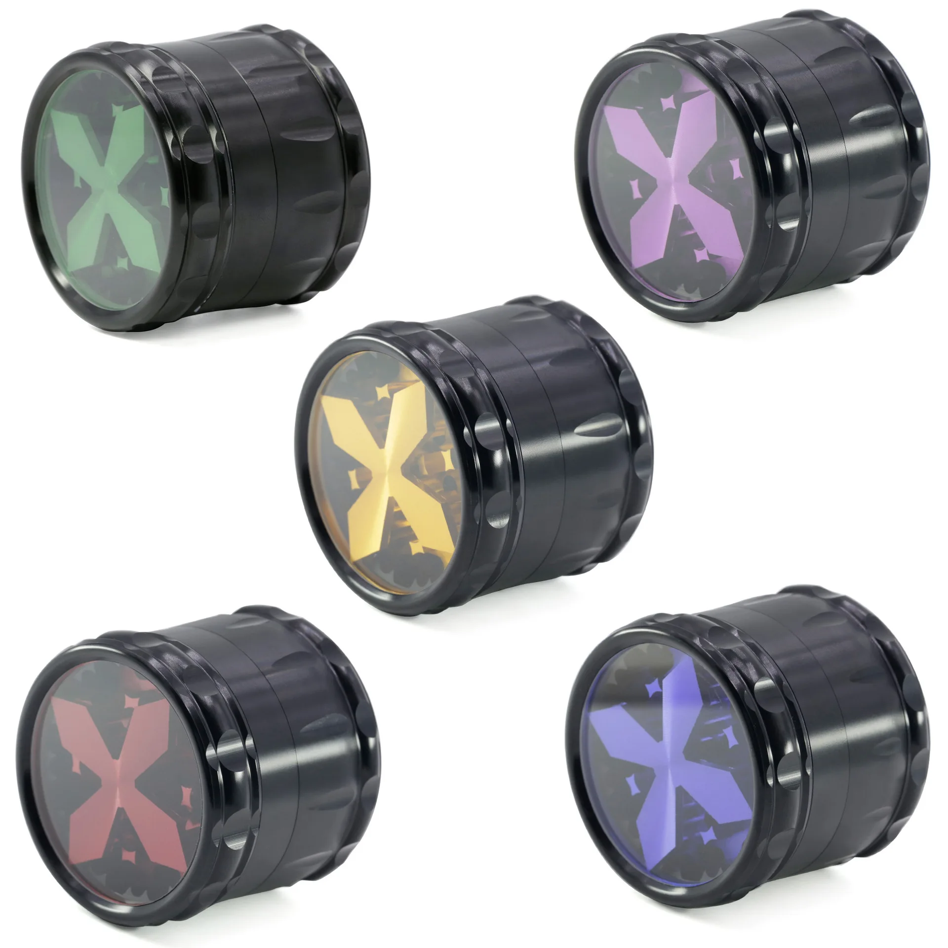 Новинка четырехслойные измельчители трав для курения мельница дыма специй