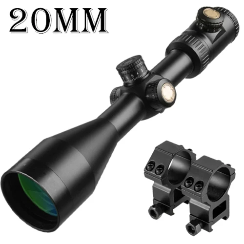 20mm High MT 2,7-13x56 SFIR Mil-dot с подсветкой красный точечный прицел тактический оптический прицел для охотничьей винтовки Снайпер - Цвет: 20mm High