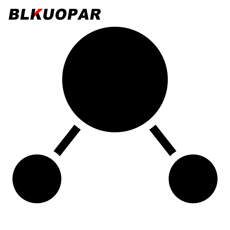 

BLKUOPAR for H2o Car Stickers Waterproof Decals Die Cut Personality Scratch-Proof Laptop Windows Decor Car Door Protector