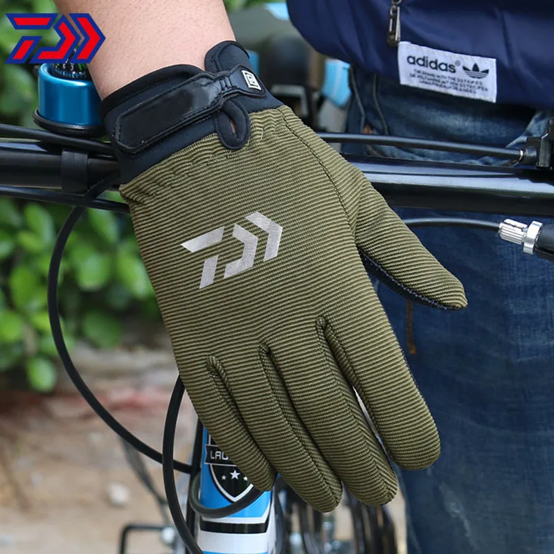 

Daiwa Fishing Gloves Holodacty Finger Gloves Breathable Hunting Anti-Slip Wear-resisting Outdoor Camping Cycling Sport Gloves