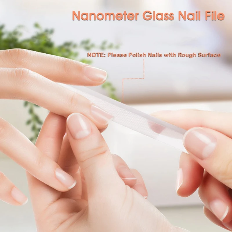 Glass Nail Shiner - Nano Files Crystal Buffer Shine Polisher For Natural Fingernails Toenails | Красота и здоровье