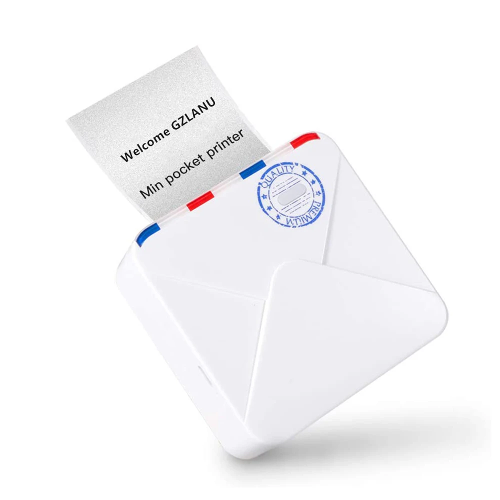 

Phomemo M02S Portable Pocket Photo Printer HD 300DPI White/Black Mini Bluetooth Thermal Wireless Label Printing Free APP