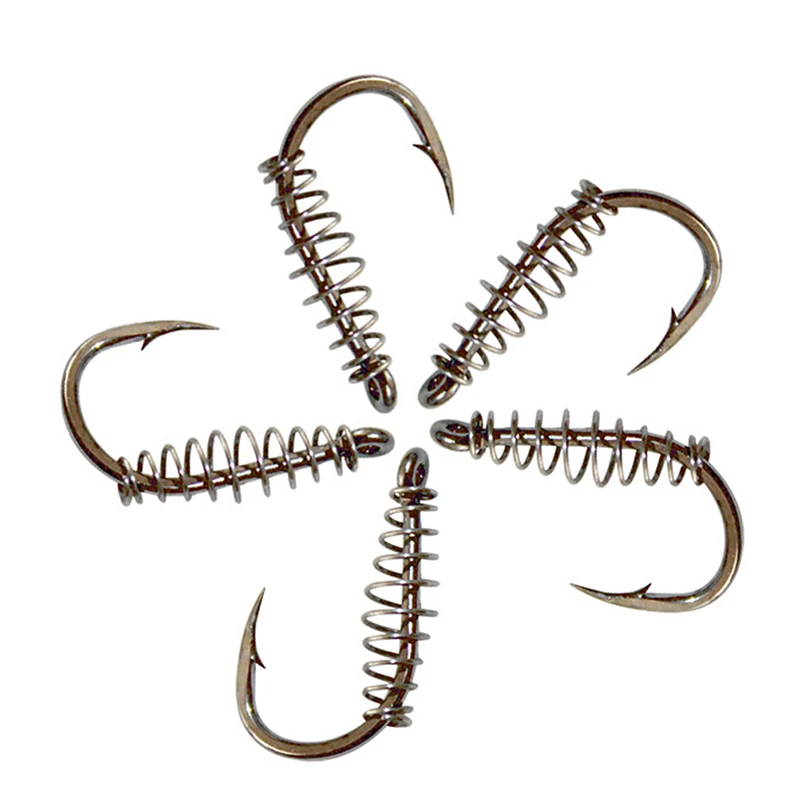 Рыболовные крючки колючие Вертлюг из нержавеющей стали карп джиг рыболовный