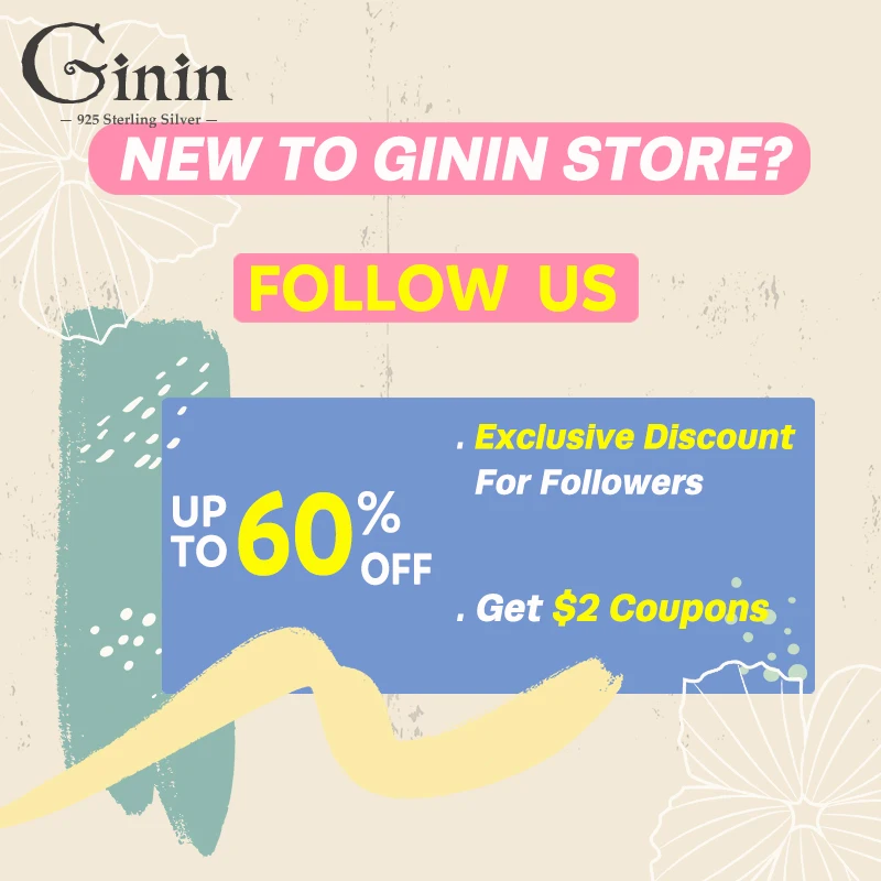 

GININ 100% 925 Sterling Silver Rectangular Luck Princess Letter Pendant Choker Necklace For Women Birthday Party Gift Jewelry