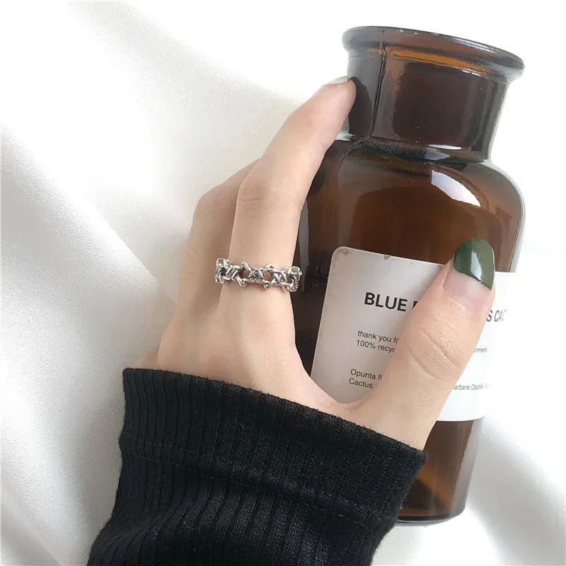 Корейская версия темперамента 2020 модная новинка состаренное с шестью острыми