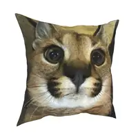 Подушка с забавными рисунками котов#3
