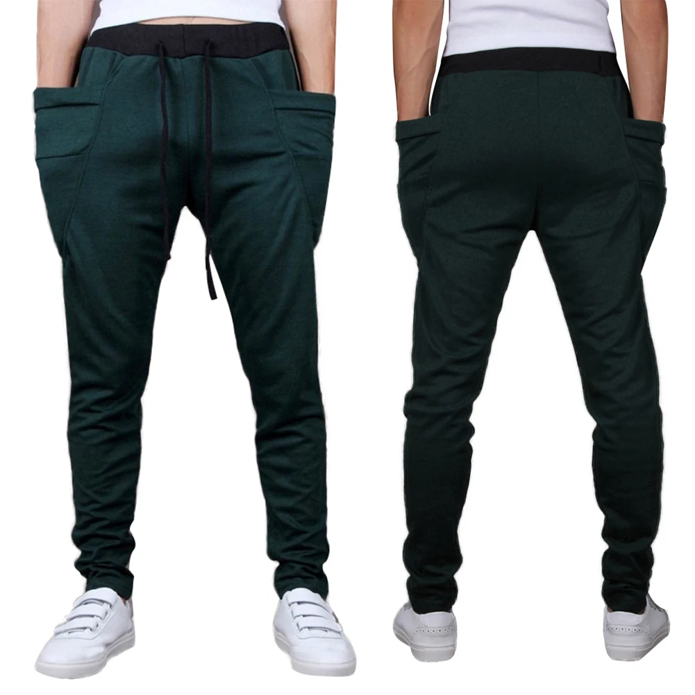 1 шт. стильные мужские брюки повседневные Мягкие хлопковые спортивные штаны