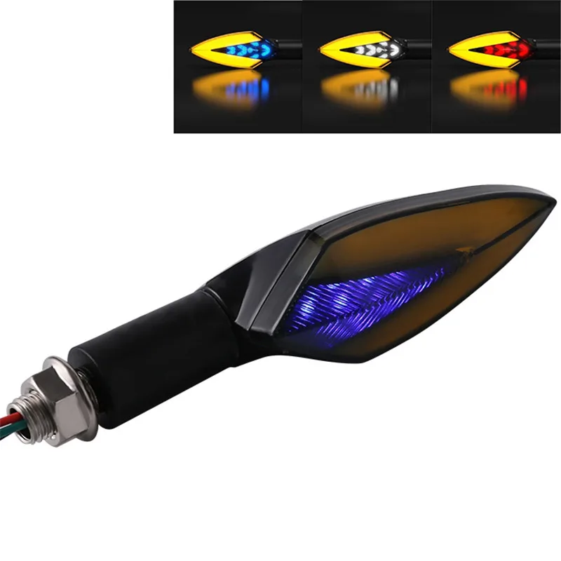 Гоночный мини Байк светодиодный moto сигнал поворота Светильник Универсальный rcycle