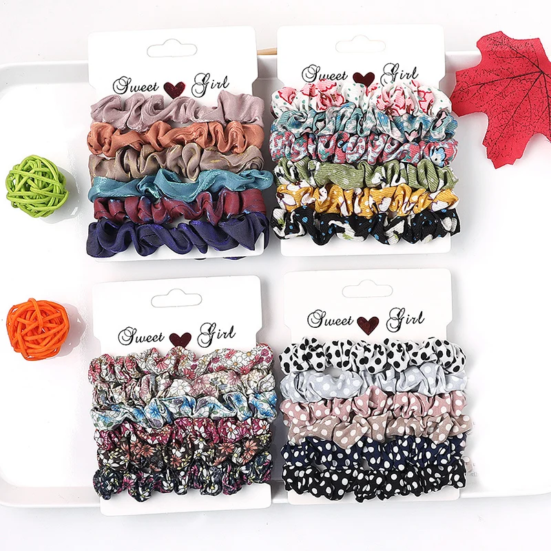4-6 шт./компл. для женщин и девочек простые однотонные модные аксессуары волос с
