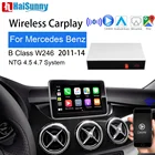 Беспроводная Автомобильная модернизация carplay, Android, для Mercedes B Class 2011-14 W246 W242, Поддержка IOS, зеркальная связь, камера заднего вида