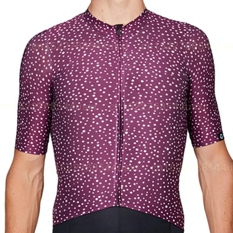 Футболка велосипедная с коротким рукавом в сине-белую полоску | Спорт и