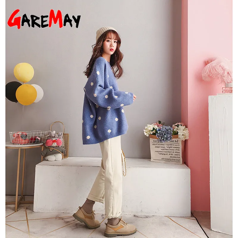 Осенний и зимний свитер женский свободный корейский вариант нового пуловера с