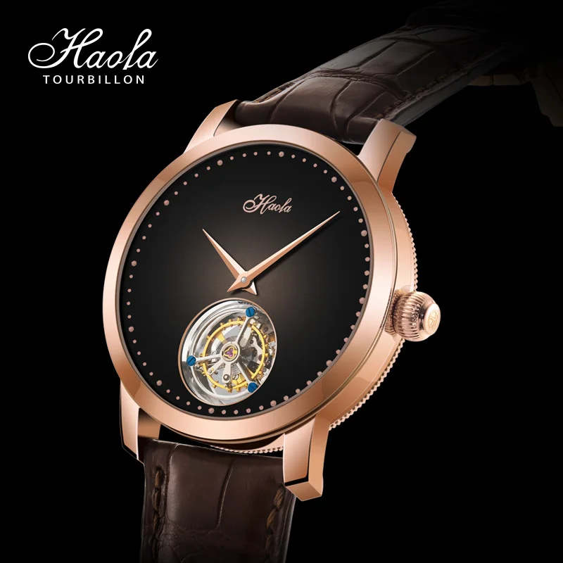 Механические часы Haofa Seagull Movement ST8230 с турбийоном для мужчин, роскошные механические наручные часы с турбийоном и сапфировым стеклом, montre homme 1027 (art.: 3920d9c73ea53) - 3920d9c73ea53