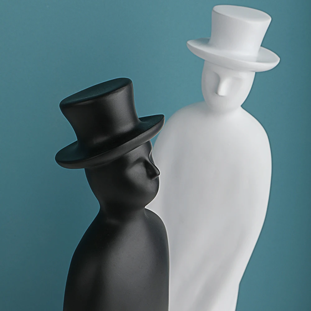 

Fashion Man Resin Figurines Home Decoration Sculpture Living Room Decor Office Ornament Statue Father's Day Man's Birthday Gift