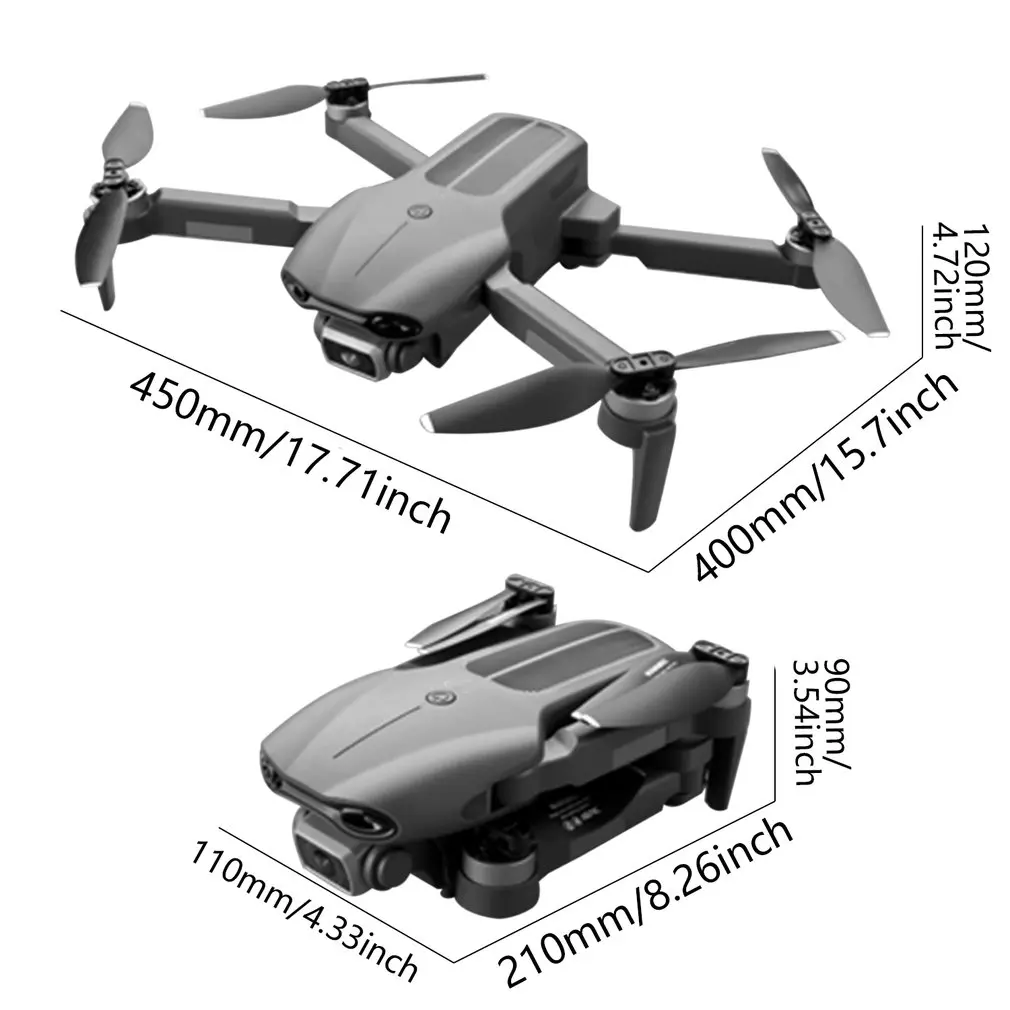 

F9 GPS Drone 4K Dual High Definition Camera Professional Aerial Photography Brushless Motor Foldable RC Quadcopter