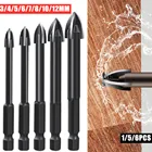 Набор сверл для стекла, керамики, бетона, 3-12 мм, 651 шт.