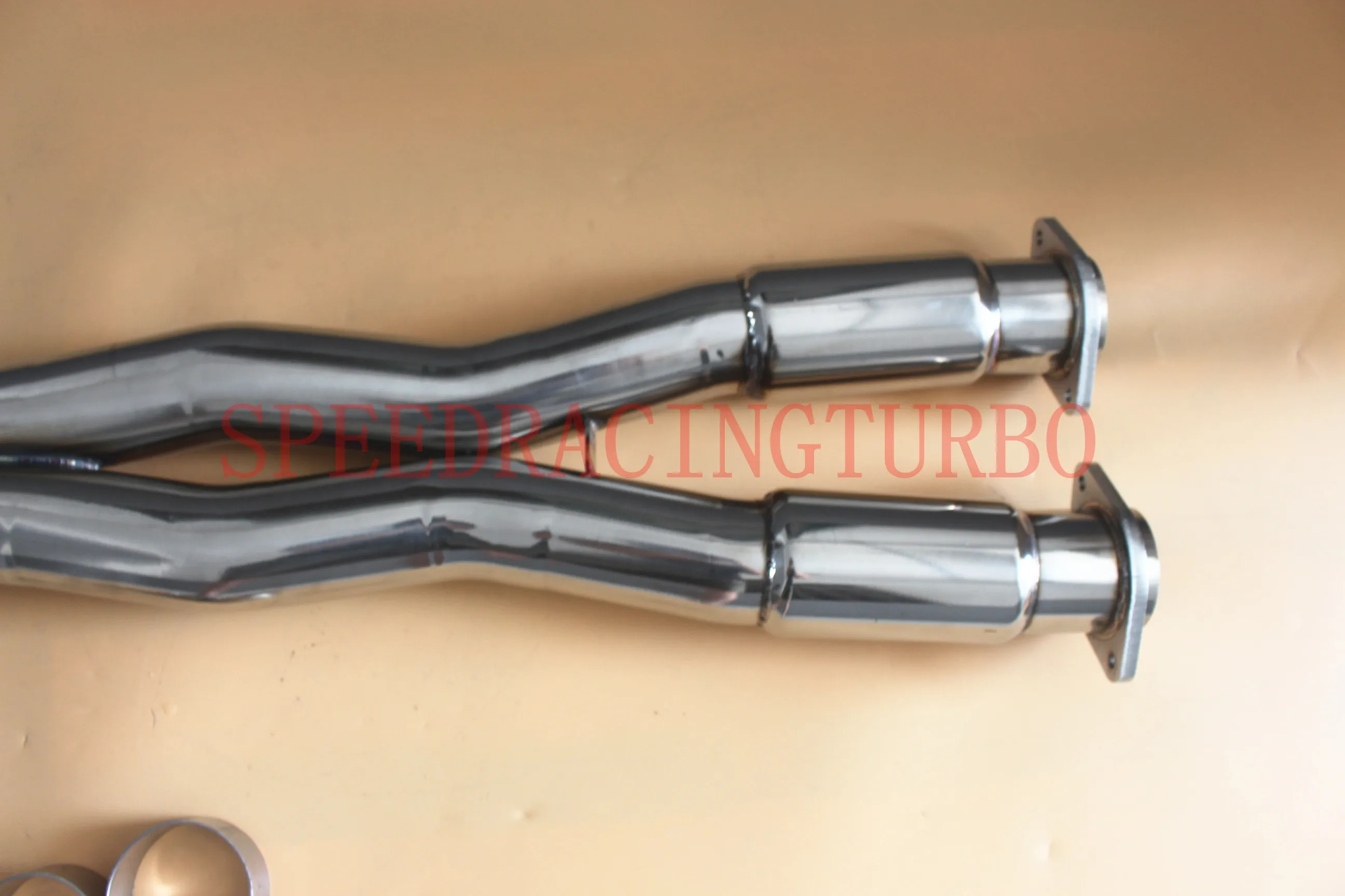 Производительность прямой Mid X-Pipe подходит для Chevrolet Corvette C7 6.2L V8 14-19 из нержавеющей стали Downpipe