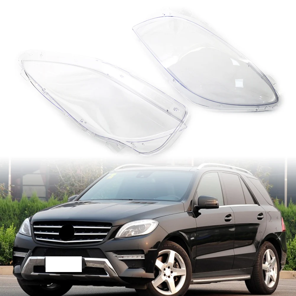 

1 пара прозрачных крышек для автомобильных фар Mercedes W166 ML-Class ML350 ML500 ML550 2012 2013 2014 2015