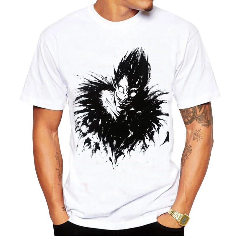 

Men Short Sleeve summer T-shirt Novelty Death Note Tshirt model Anime Tee Gift Idea